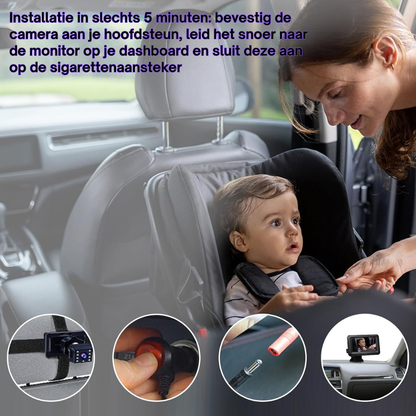 Baby Auto Camera Monitor – Babycamera Voor De Achterbank