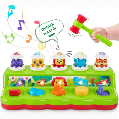 Dierenslaanspeelgoed – Whack-a-Dier Pop-up Spel Met Muziek