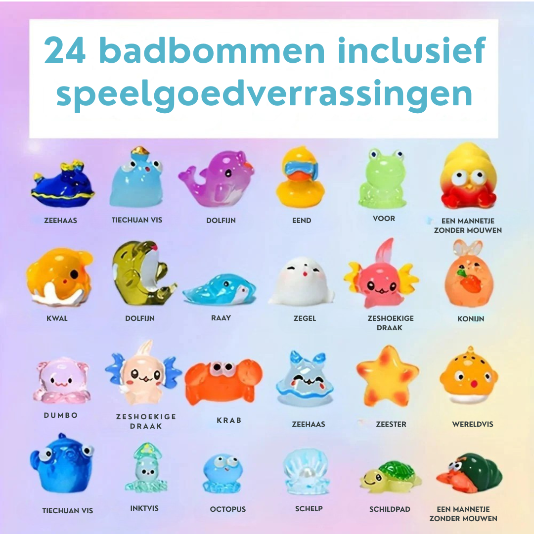 Badbruisballen met Speelgoed Binnenin – Set Badbruisballen met Verrassing
