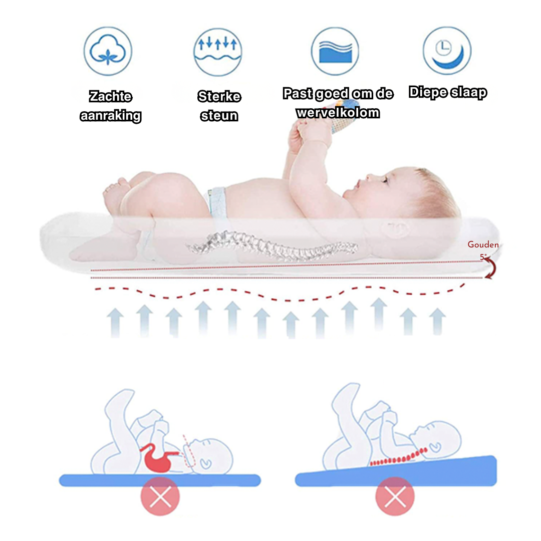 Babynest voor Baby - Zacht Babynestje Lounger voor Pasgeboren
