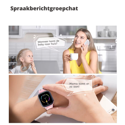 GPS Smartwatch Kinderen - 4G Horloge met Videobellen en SOS Knop