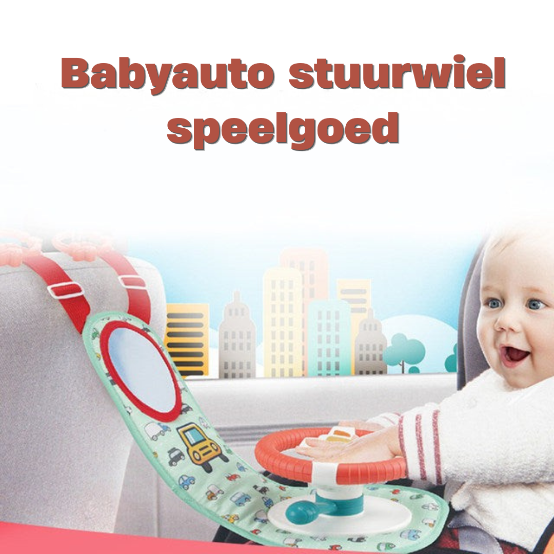 Baby Autostoel Stuurwiel Speelgoed – Speelgoedstuur Voor De Achterbank