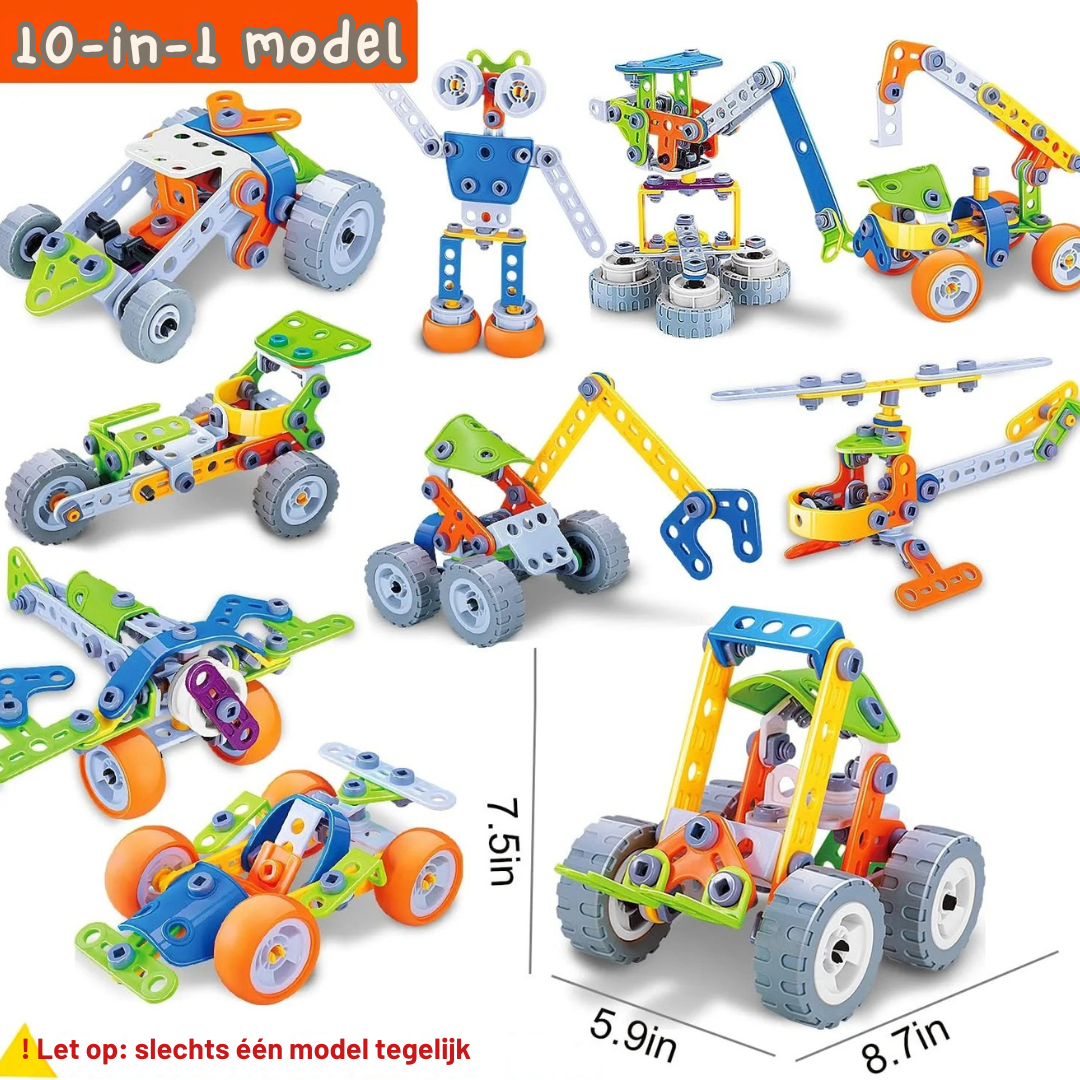Jouet de construction pour enfants – Ensemble de construction 10-en-1