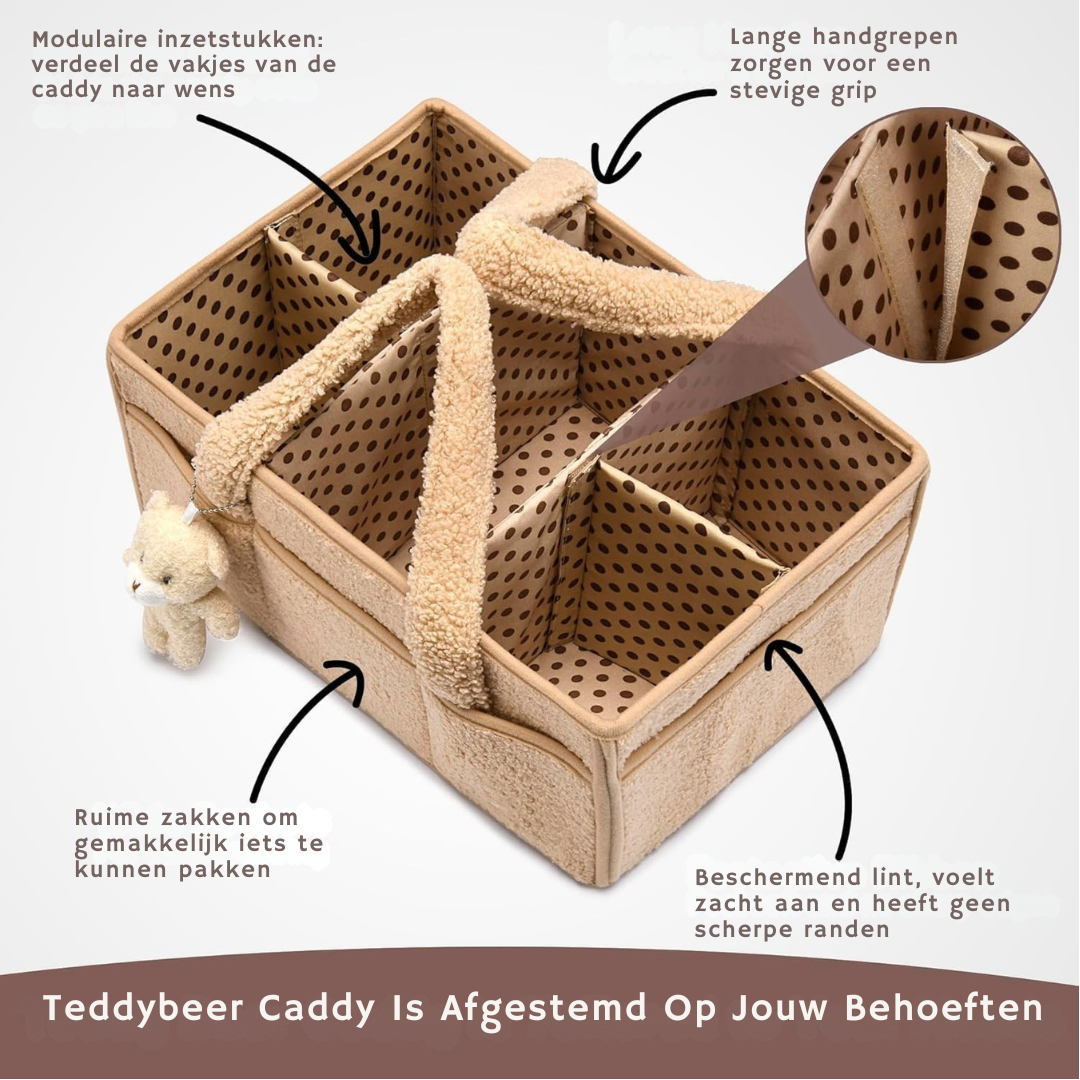 Baby Luier Caddy Organizer – Pluche Opbergcaddy Voor De Babykamer