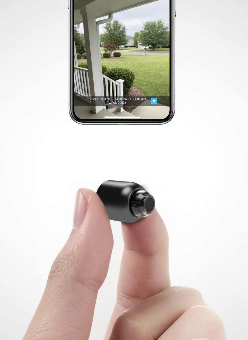 Mini Beveiligingscamera – Verborgen Wifi-Bewakingscamera Voor Thuis