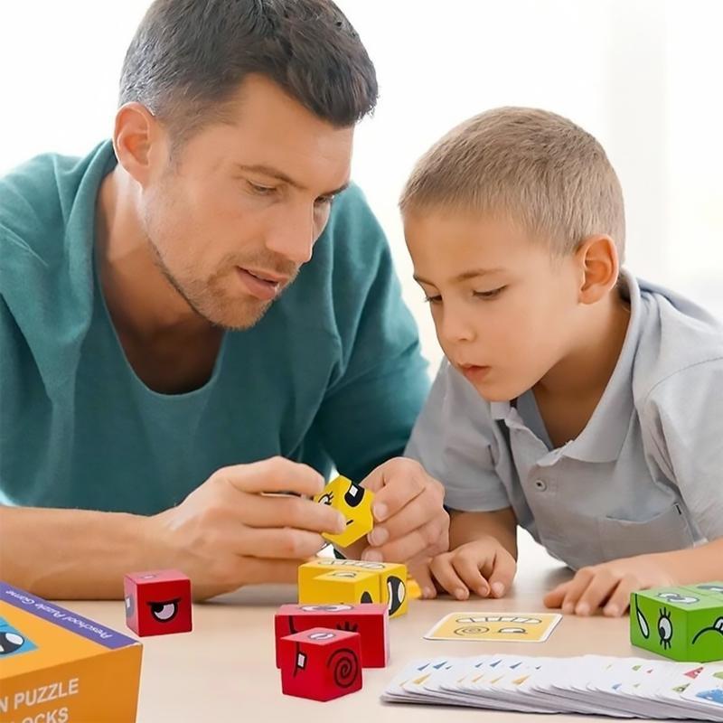 Educatief Puzzelspel Kinderen | Vormen en Blokken | Leerzaam Speelgoed