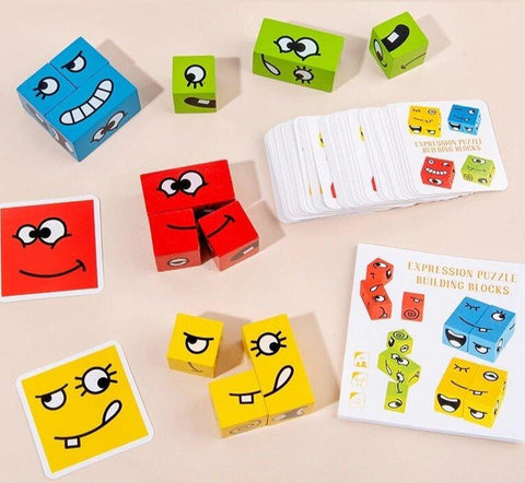 Educatief Puzzelspel Kinderen | Vormen en Blokken | Leerzaam Speelgoed