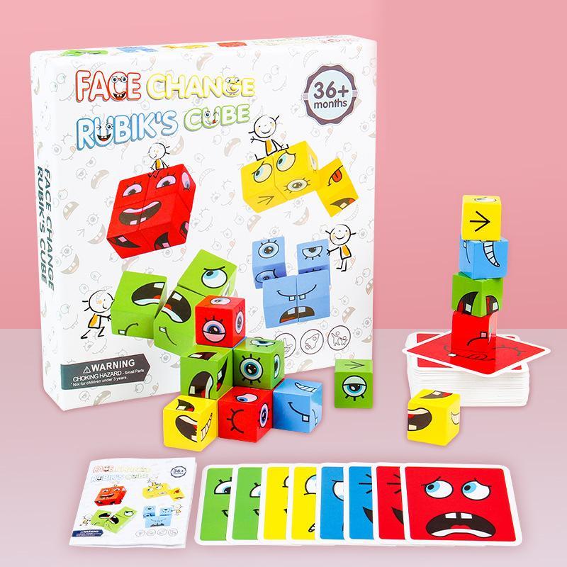 Educatief Puzzelspel Kinderen | Vormen en Blokken | Leerzaam Speelgoed