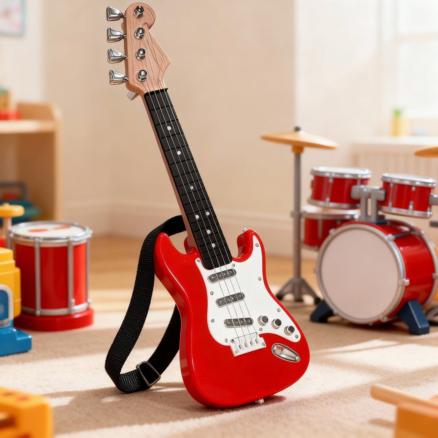 Elektrische Kindergitaar - Draagbaar Muziekinstrument Speelgoed voor Peuters
