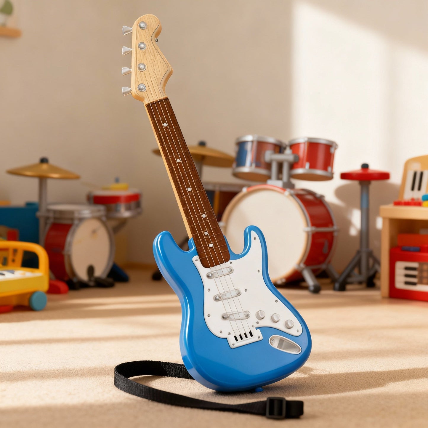Elektrische Kindergitaar - Draagbaar Muziekinstrument Speelgoed voor Peuters
