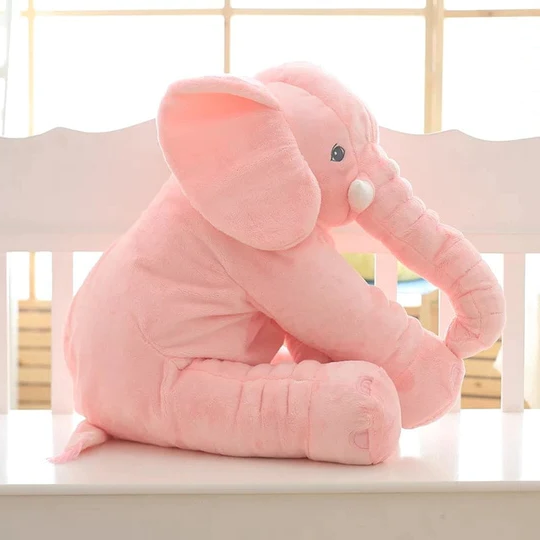 Elephant Cuddle Pillow - Soft Baby Animal   Pillow