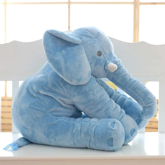 Elephant Cuddle Pillow - Soft Baby Animal   Pillow