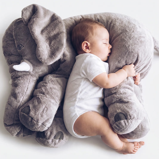 Elephant Cuddle Pillow - Soft Baby Animal Pillow