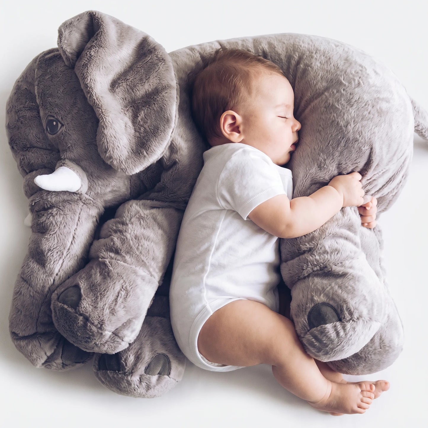 Elephant Cuddle Pillow - Soft Baby Animal   Pillow