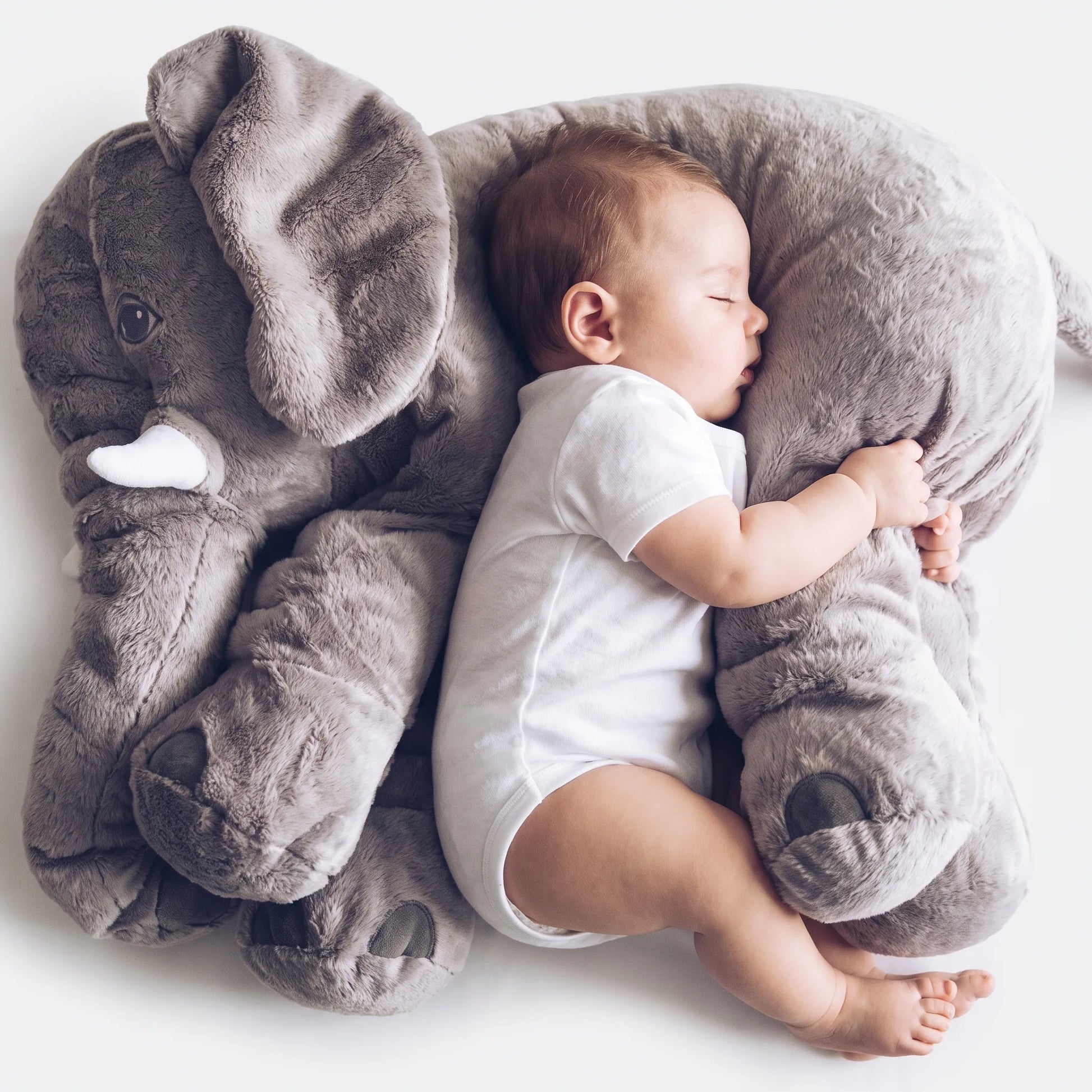 Elephant Cuddle Pillow - Soft Baby Animal   Pillow