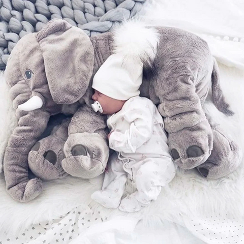 Elephant Cuddle Pillow - Soft Baby Animal   Pillow