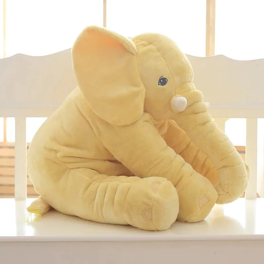 Elephant Cuddle Pillow - Soft Baby Animal   Pillow