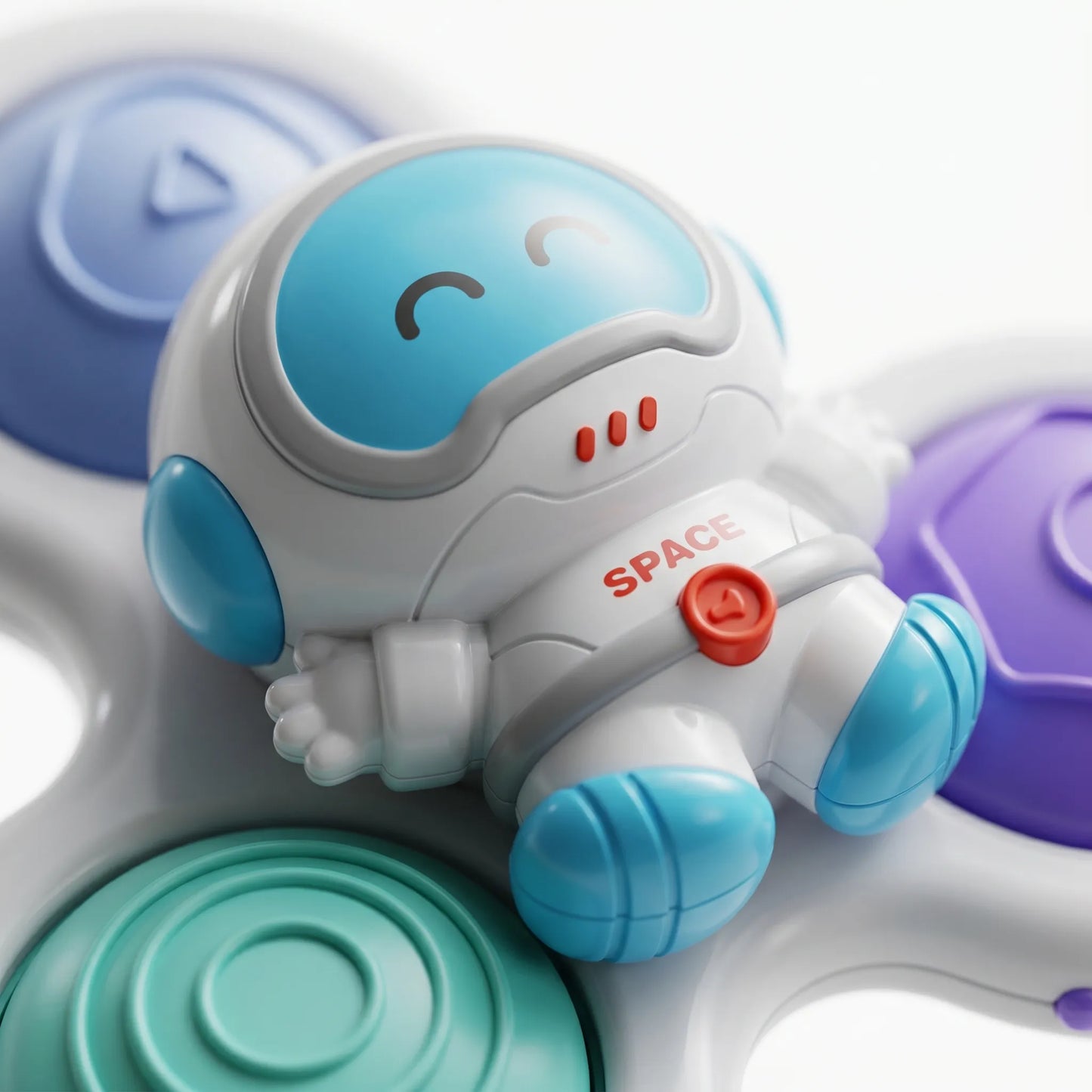Fidgetspinner Speelgoed - Baby Zuignap Spinner Speelgoed