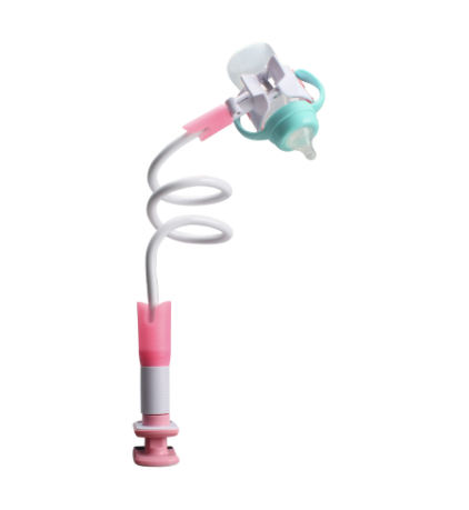 Flexibele Babyfleshouder – Handsfree Zwanenhals Fleshouder