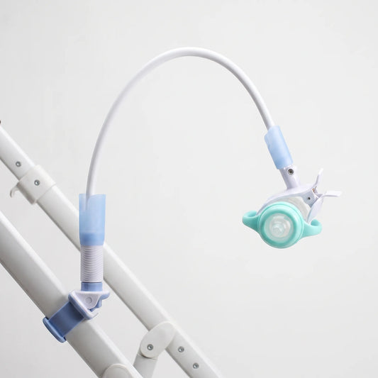 Flexibele Babyfleshouder – Handsfree Zwanenhals Fleshouder
