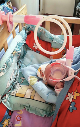 Flexibele Babyfleshouder – Handsfree Zwanenhals Fleshouder