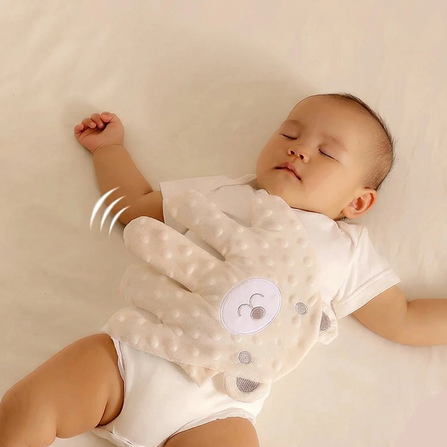Slaapklop Handkussen – Kalmerend Baby Knuffelkussen