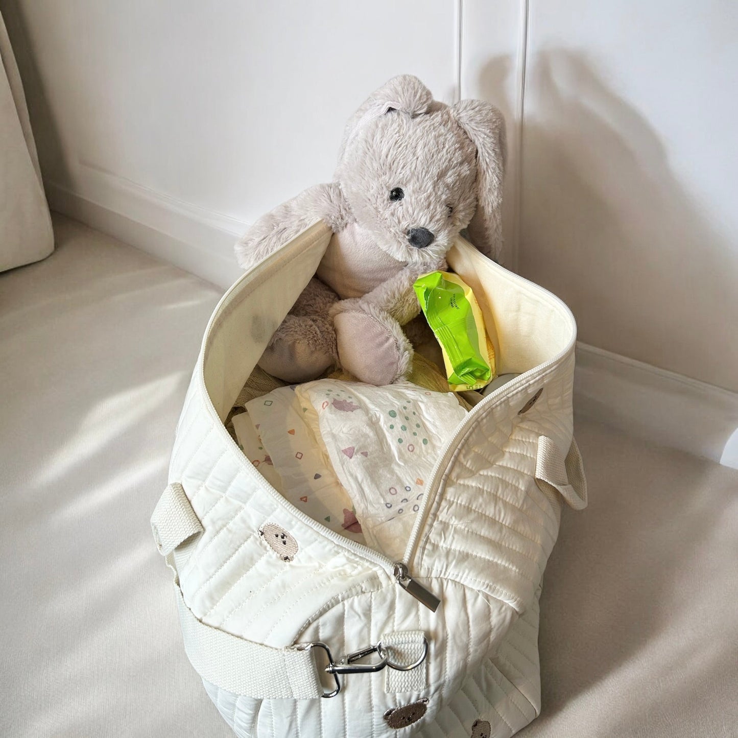 Gewatteerde Baby Luiertas – Mama Ziekenhuis Weekendtas