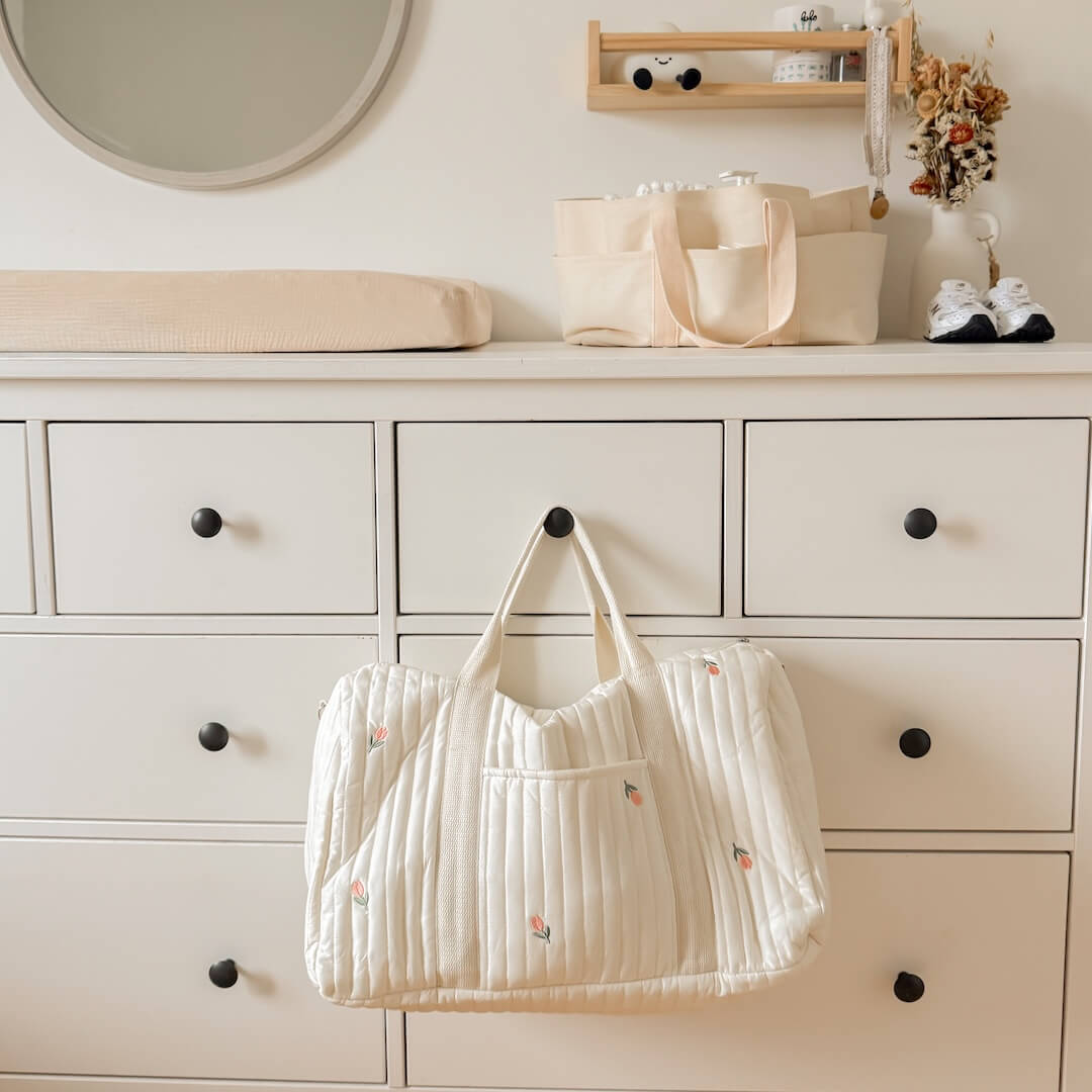Gewatteerde Baby Luiertas – Mama Ziekenhuis Weekendtas