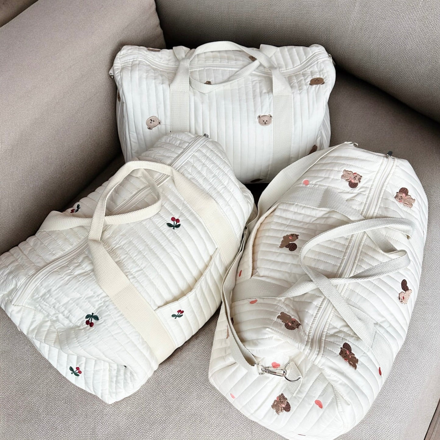 Gewatteerde Baby Luiertas – Mama Ziekenhuis Weekendtas