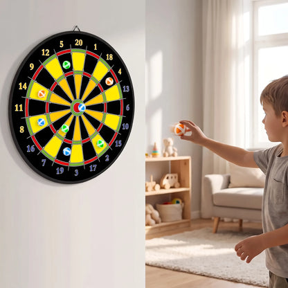 Groot Klittenband Dartbord - Educatief Dartspel Kinderen met Ballen