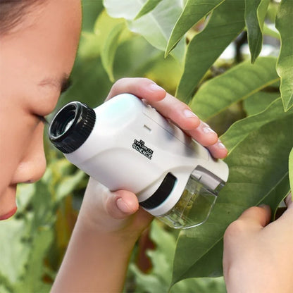 Handzame Mini Microscoop – Draagbaar Ontdekkersmicroscoop Speelgoed voor Kinderen