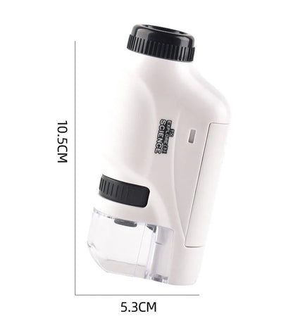 Handzame Mini Microscoop – Draagbaar Ontdekkersmicroscoop Speelgoed voor Kinderen