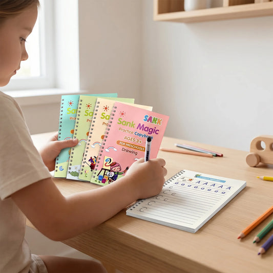 Handschrift Oefenboek - Leer Schrijven Boek voor Kinderen