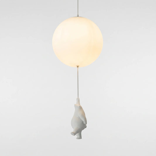 Hanglamp Kinderkamer | Plafondlamp met Beer en Ballon | LED in 15, 20 of 25 cm