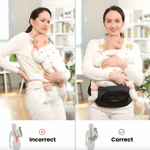 Heupdrager Baby | Ergonomisch Heupzitje met Draagriem | 7 Kleuren