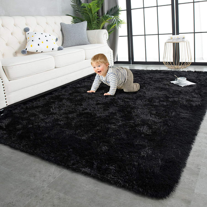 Hoogpolig Vloerkleed Kinderkamer | Zacht Shaggy Tapijt, Antislip