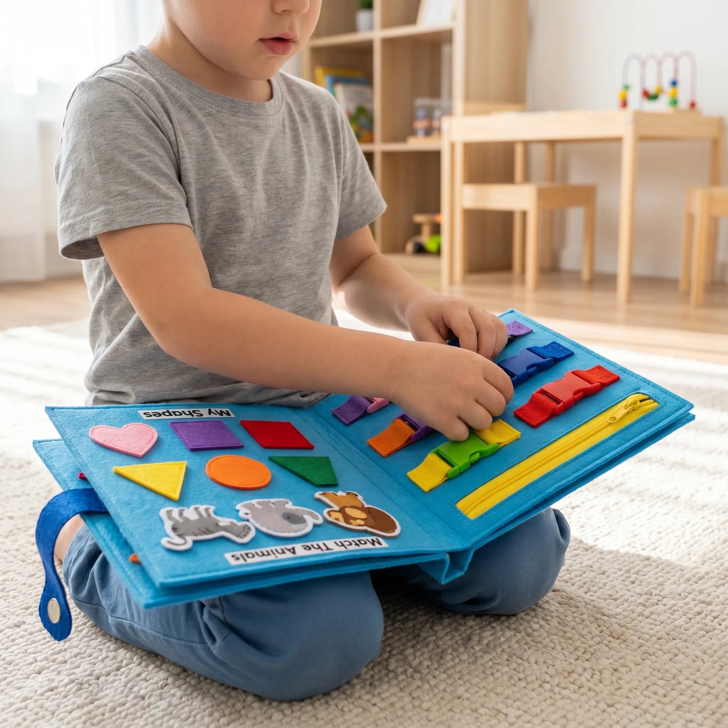 Interactief Boek - Montessori Baby Activiteitenboek