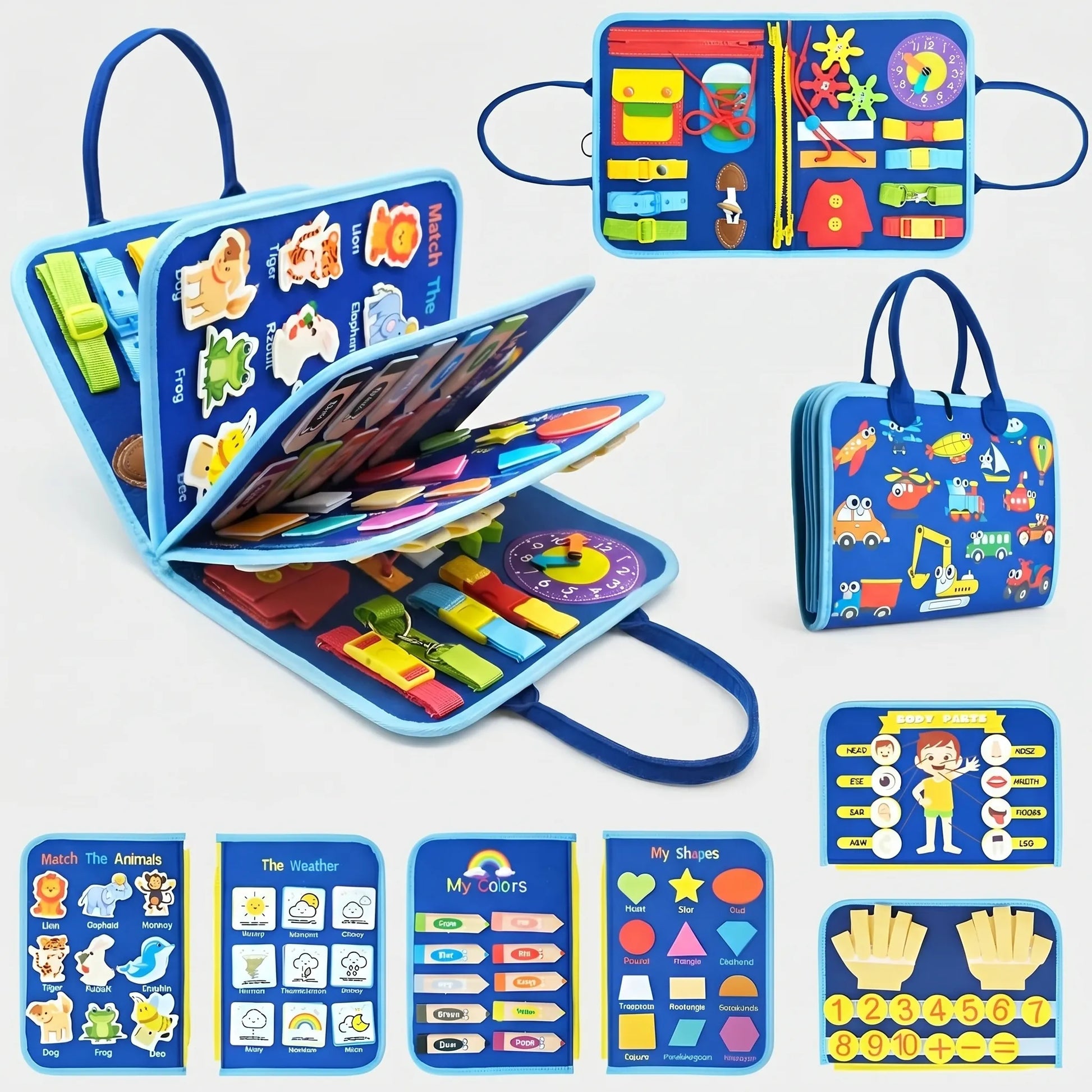 Interactief Boek - Montessori Baby Activiteitenboek