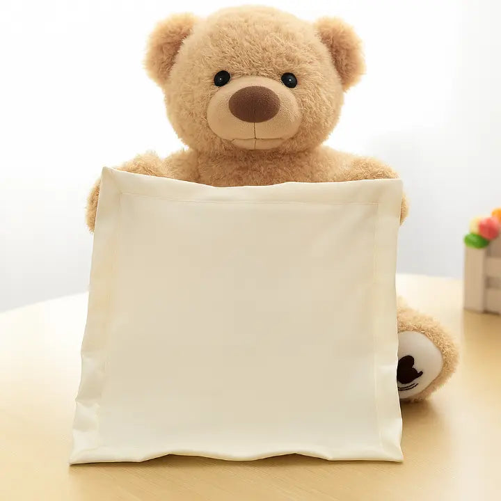 Kiekeboe Teddy - Grappige Teddy Knuffel voor Peuters