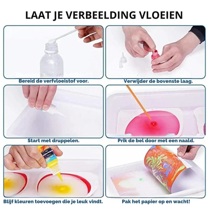 Marmerverf Set – Waterkunst Verfset Voor Kinderen
