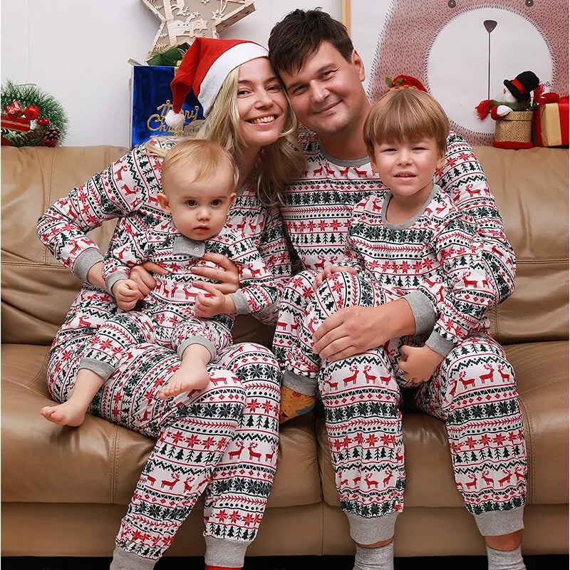 Kerstpyjama Gezin | Bijpassende Kerstpyjama voor het Hele Gezin | Heren Dames en Kinderen