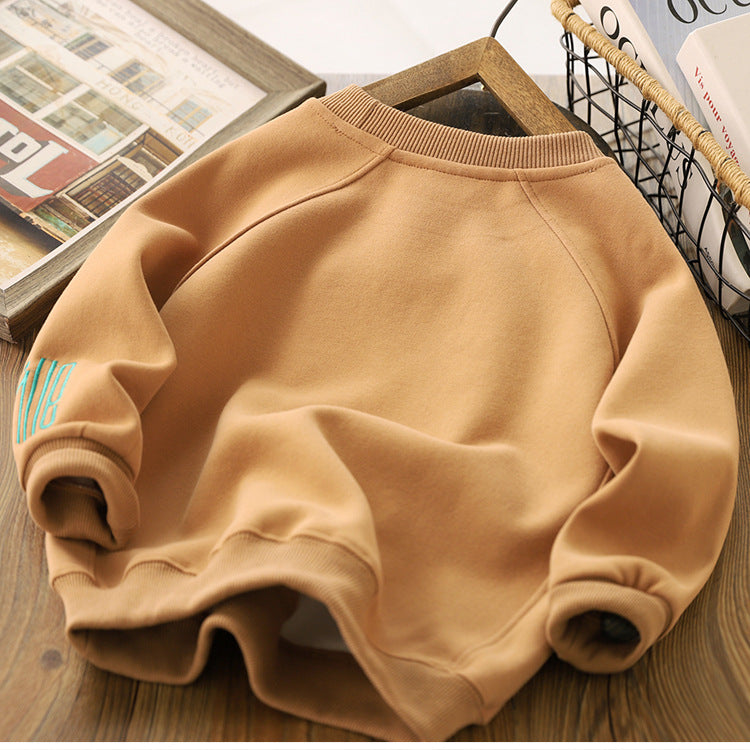 Kids Sweater met Smiley Print – Zachte Unisex Trui voor Kinderen-MiniBea