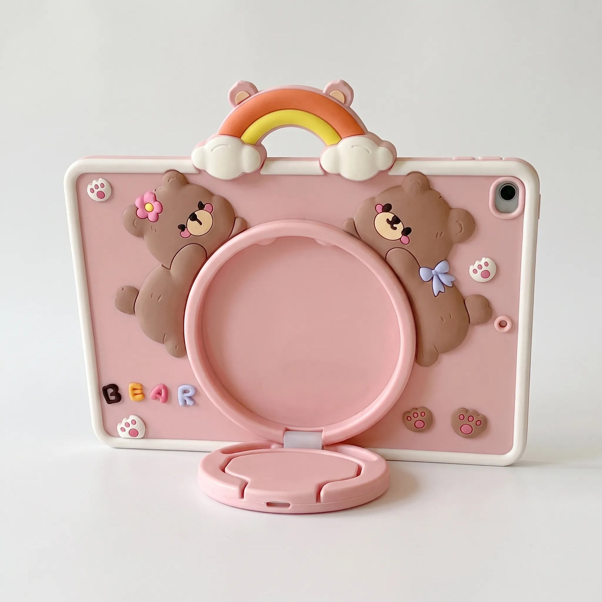 Kinder Cartoon Tablethoes – Siliconen Tablethoes Met Ringstandaard