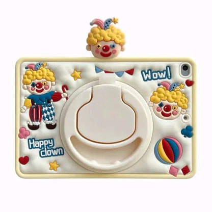 Kinder Cartoon Tablethoes – Siliconen Tablethoes Met Ringstandaard