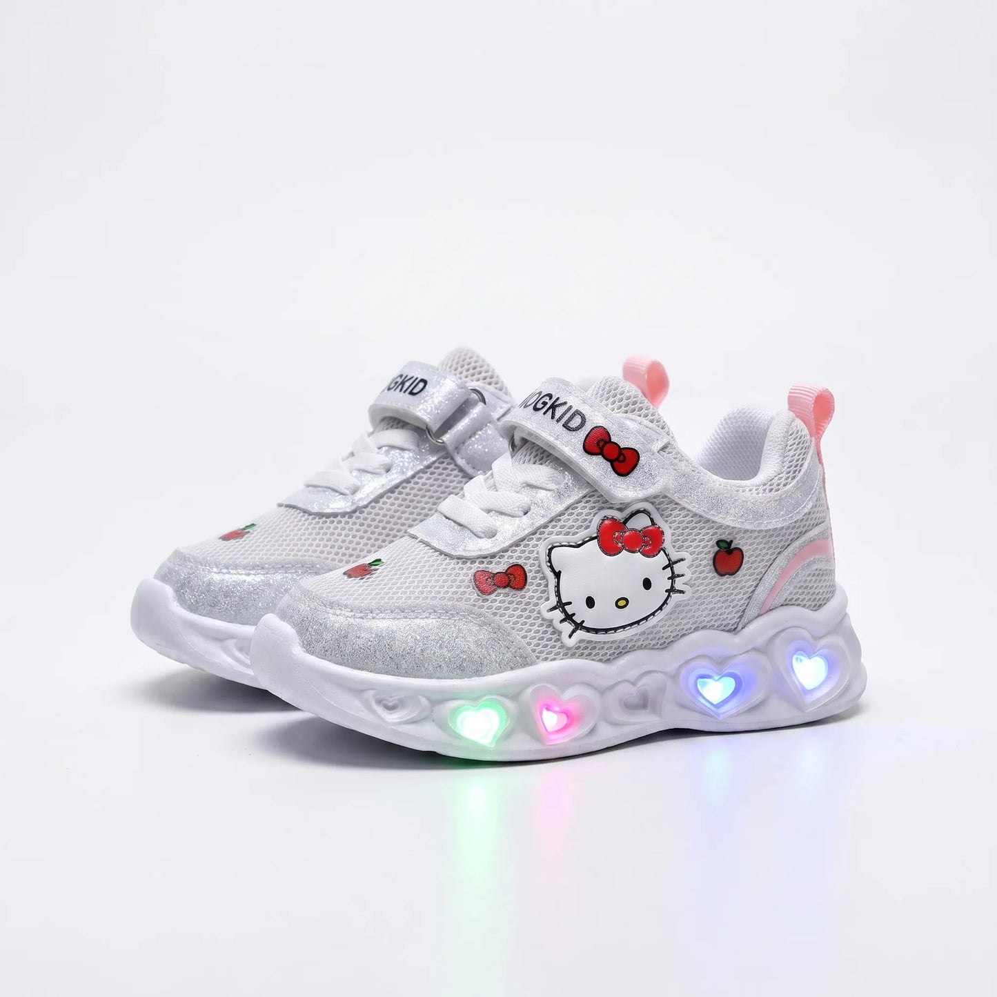 Kinder Kitty Sneakers – Lichtgevende Mesh Schoenen Voor Peuters