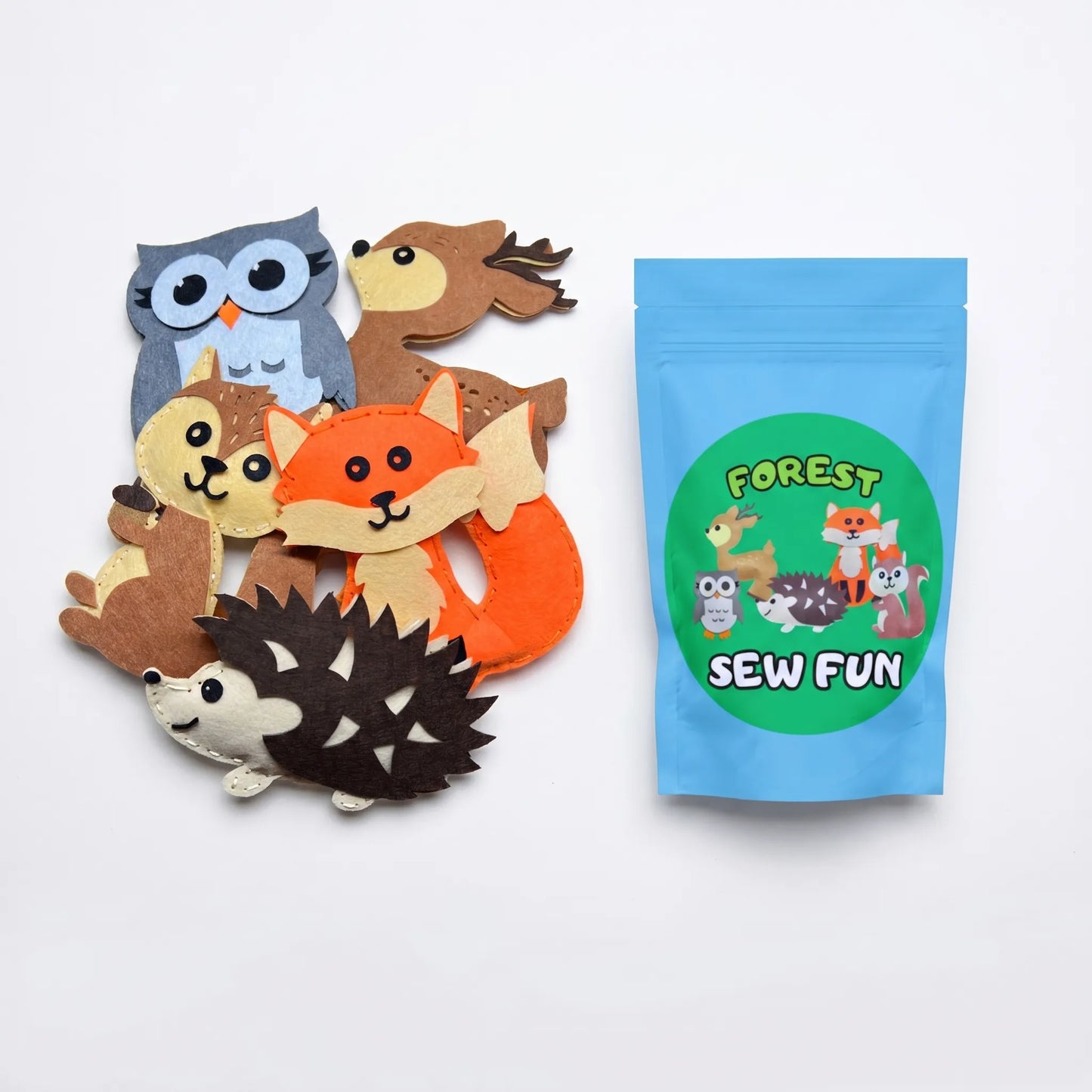 Kinder Naaikit - DIY Vilten Dieren Handnaaiset voor Kinderen