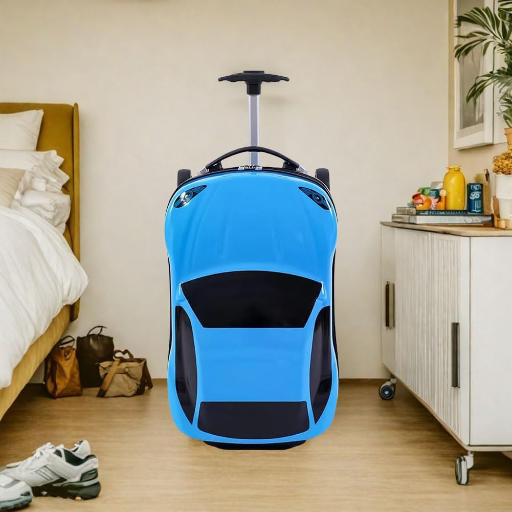 Kinder Raceauto Koffer – Sportauto Trolleykoffer Voor Kinderen