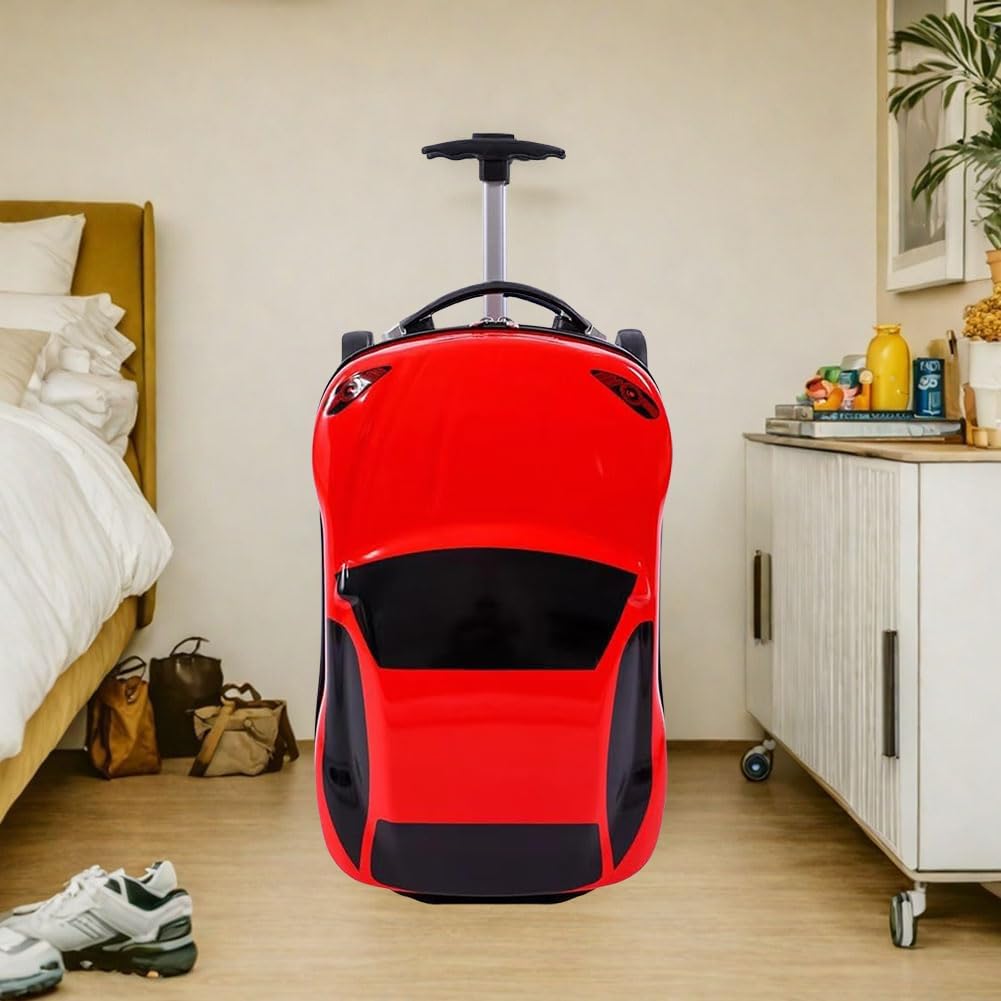 Kinder Raceauto Koffer – Sportauto Trolleykoffer Voor Kinderen