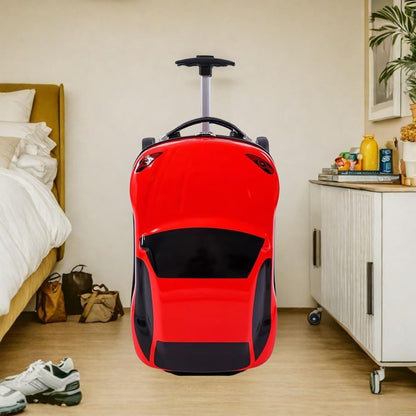Kinder Raceauto Koffer – Sportauto Trolleykoffer Voor Kinderen