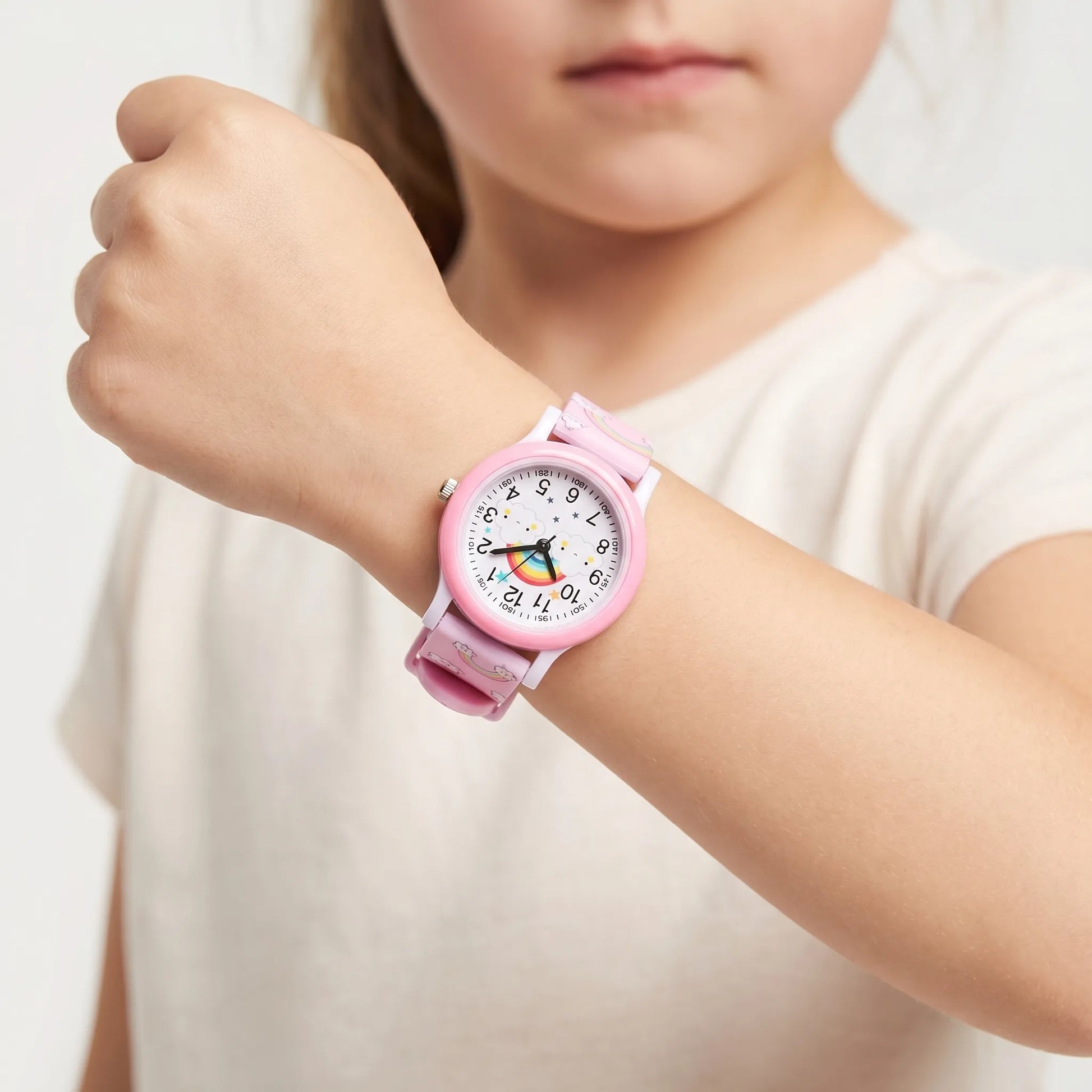 Kinderhorloge met Regenboog Design – Speels & Leerzaam Klokkijken